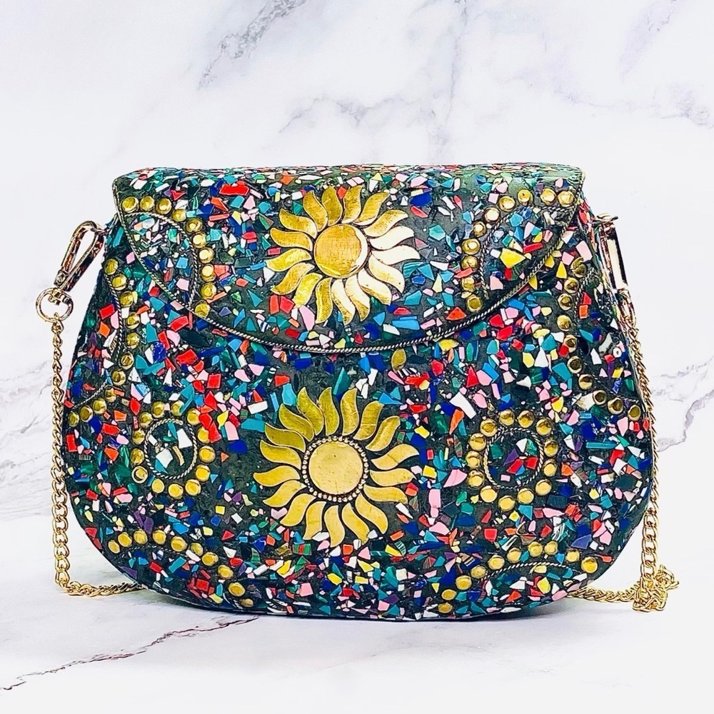 Ramla Bel Air Hand-Crafted Mosaic Tile Bag